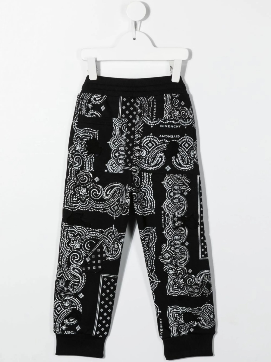 Pantaloni Givenchy negri din bumbac si polyester - Img 2