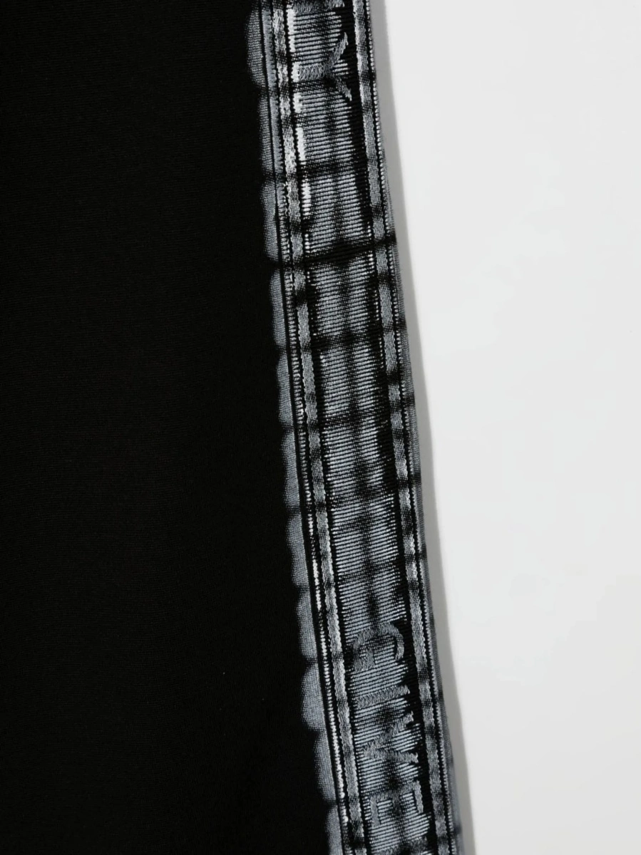Pantaloni Givenchy negri din bumbac si spandex/elastan - Img 3