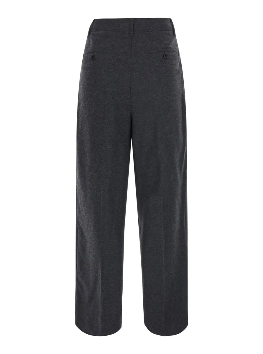 Pantaloni Gray Pants with Belt and Side Pockets in Tech Fabric Men - Img 2