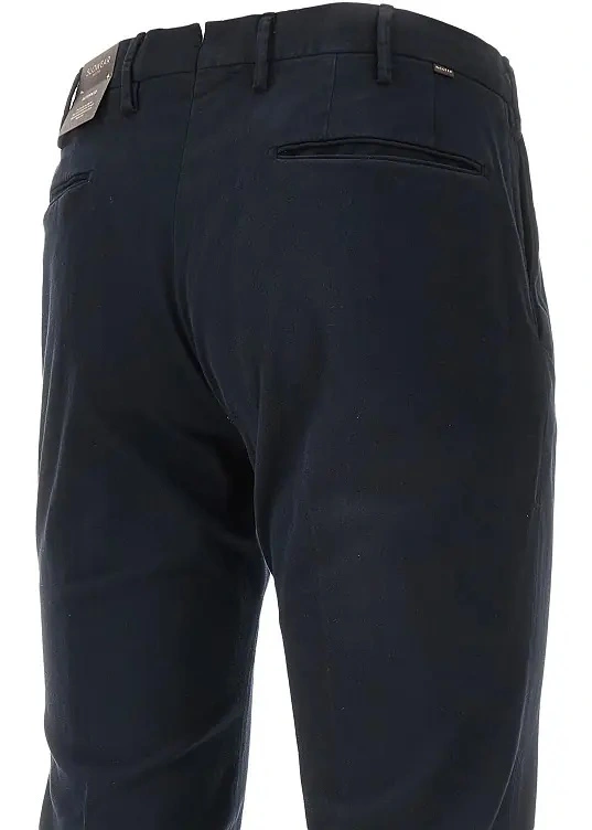 Pantaloni Incotex albastri din bumbac - Img 4