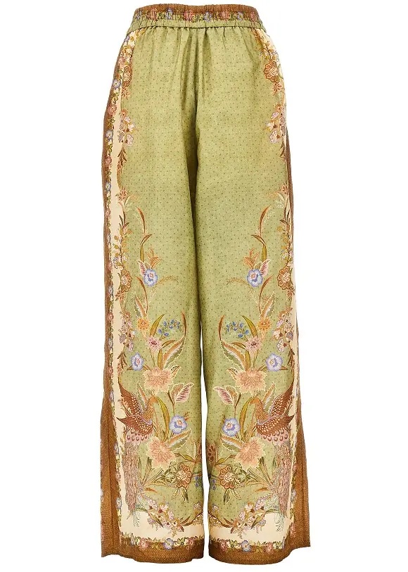Pantaloni 'Indra' silk pants - Img 2