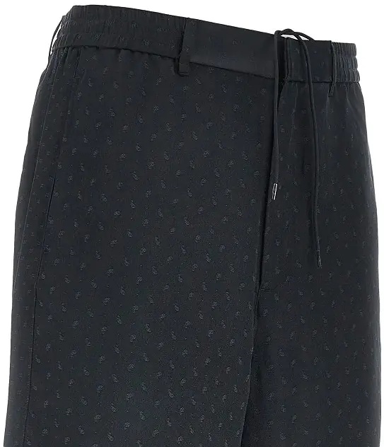 Pantaloni Jacquard Paisley fabric shorts - Img 2