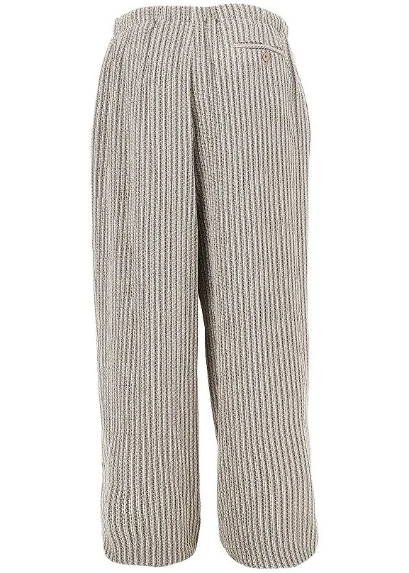 Pantaloni Jacquard viscose loose pants - Img 3
