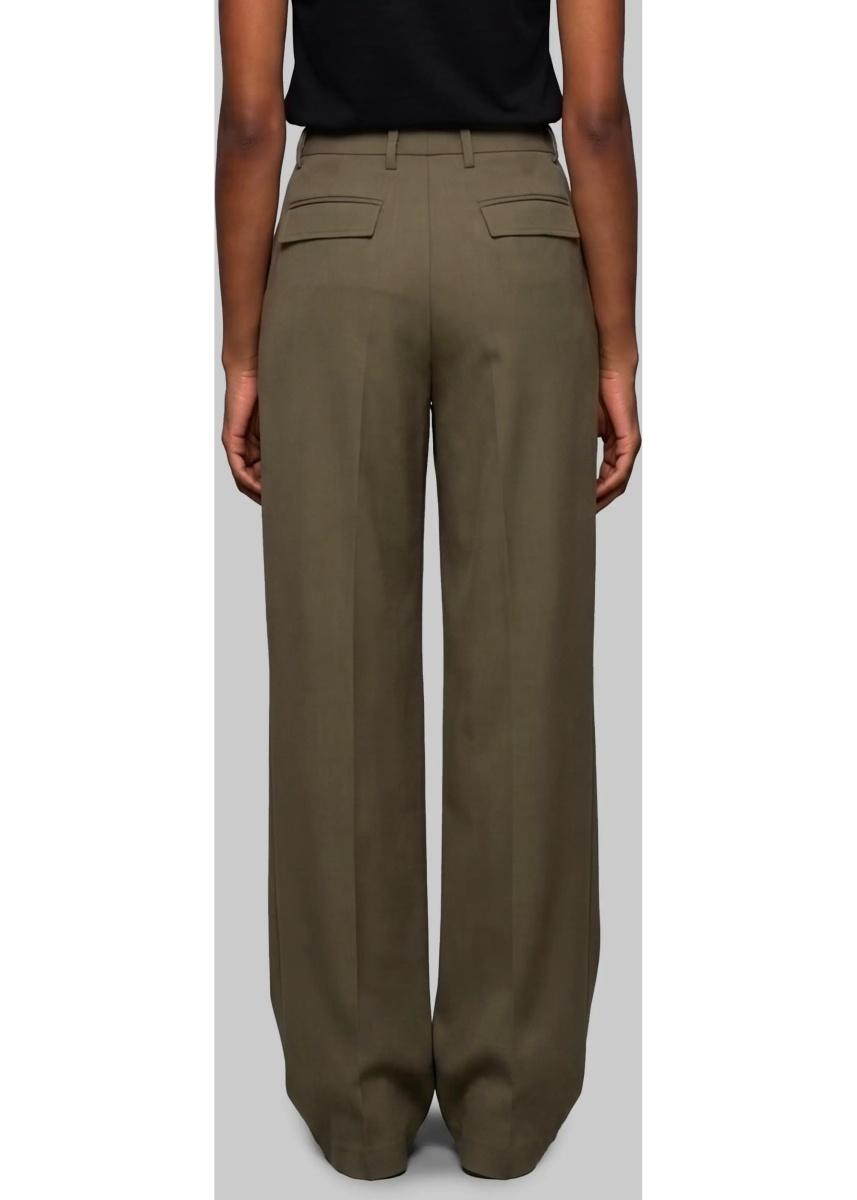 Pantaloni Light Stretch Canvas Pants In Military - Img 3