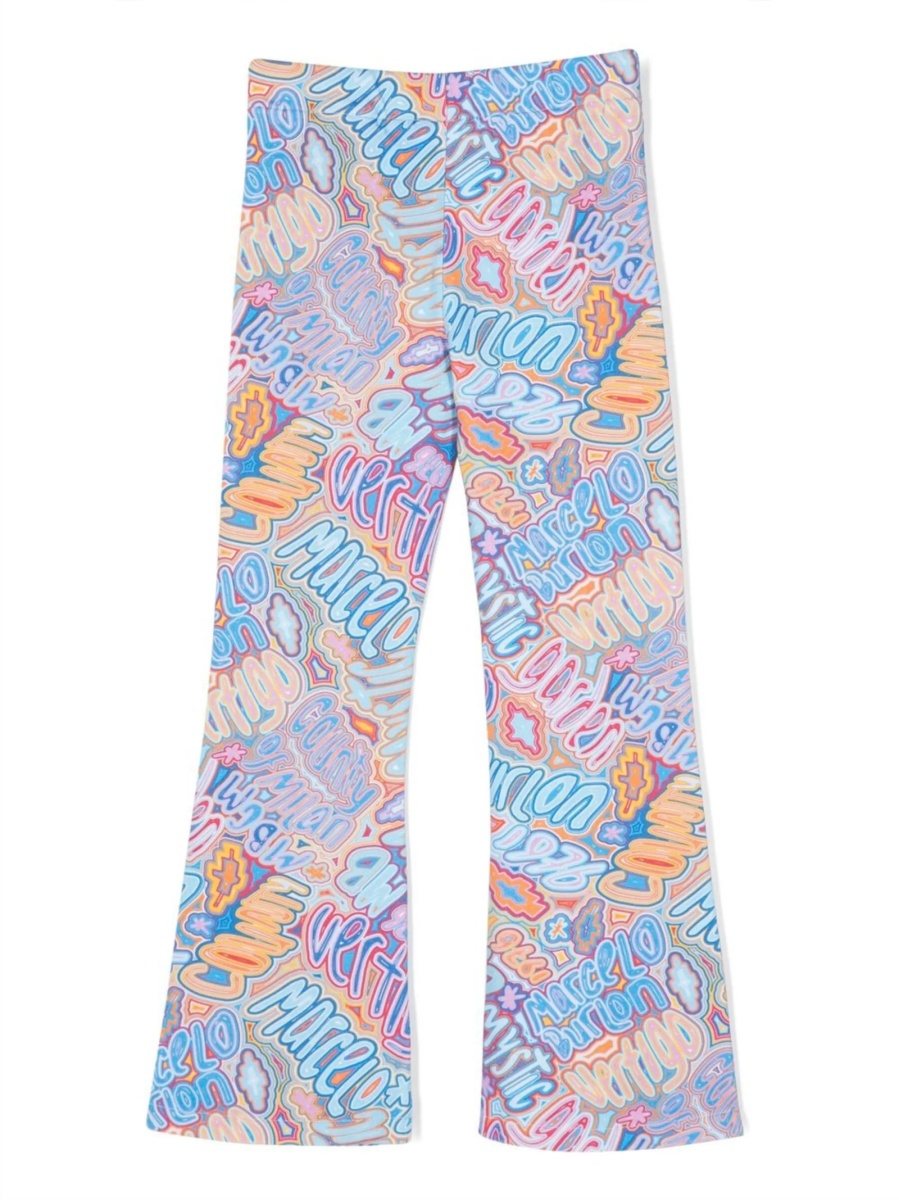 Pantaloni Marcelo Burlon albastri - Img 2