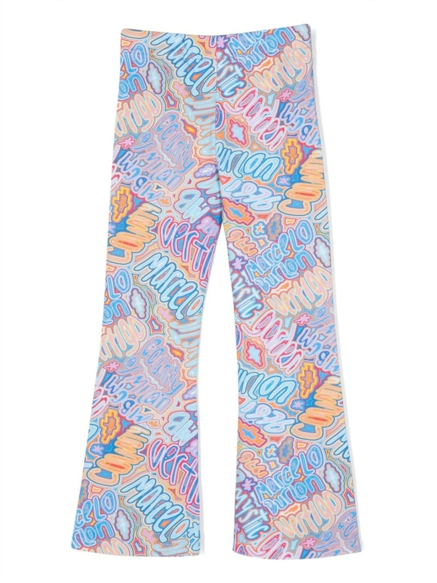 Pantaloni Marcelo Burlon albastri - Img 2