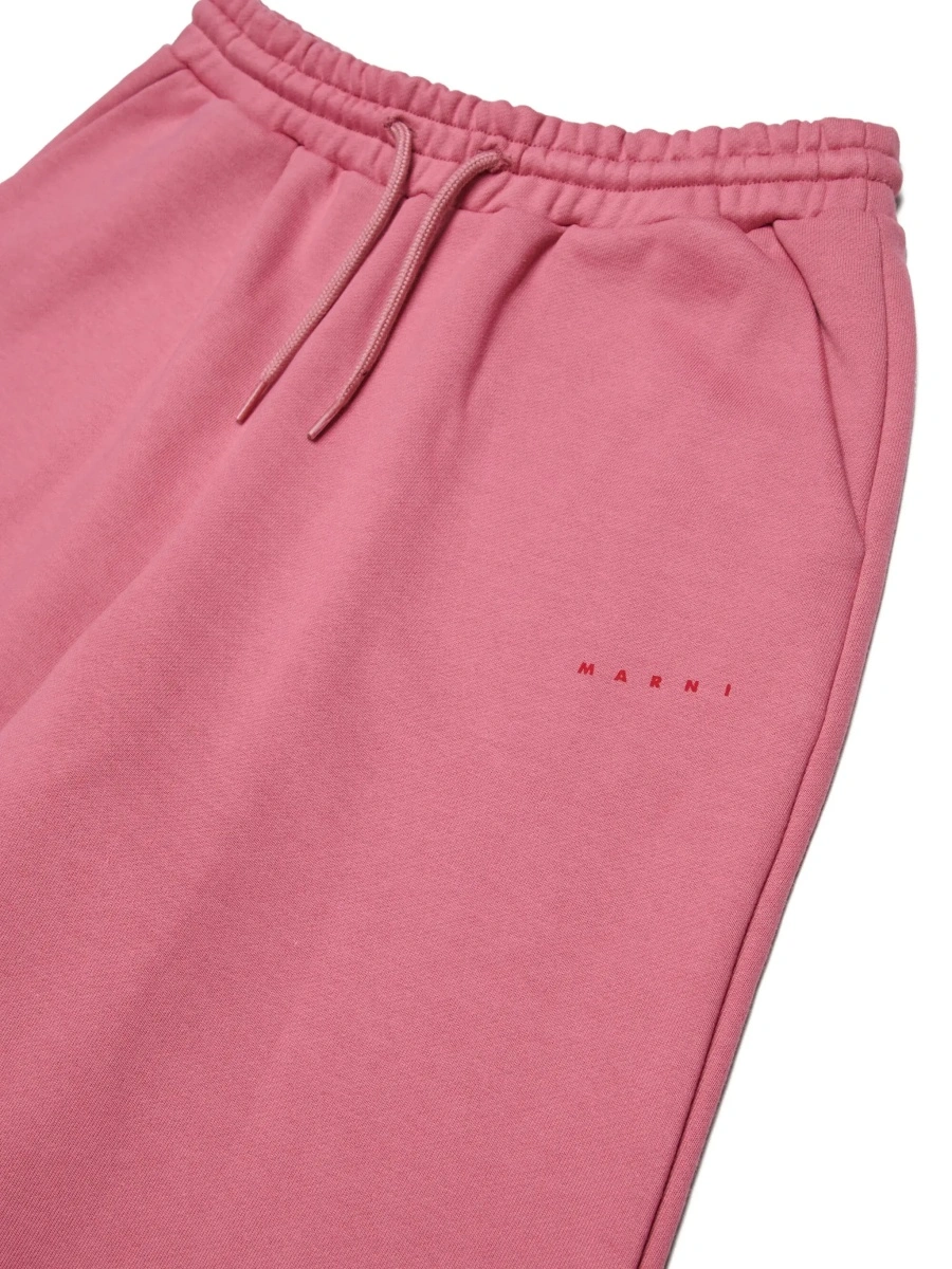 Pantaloni Marni roz din bumbac - Img 5
