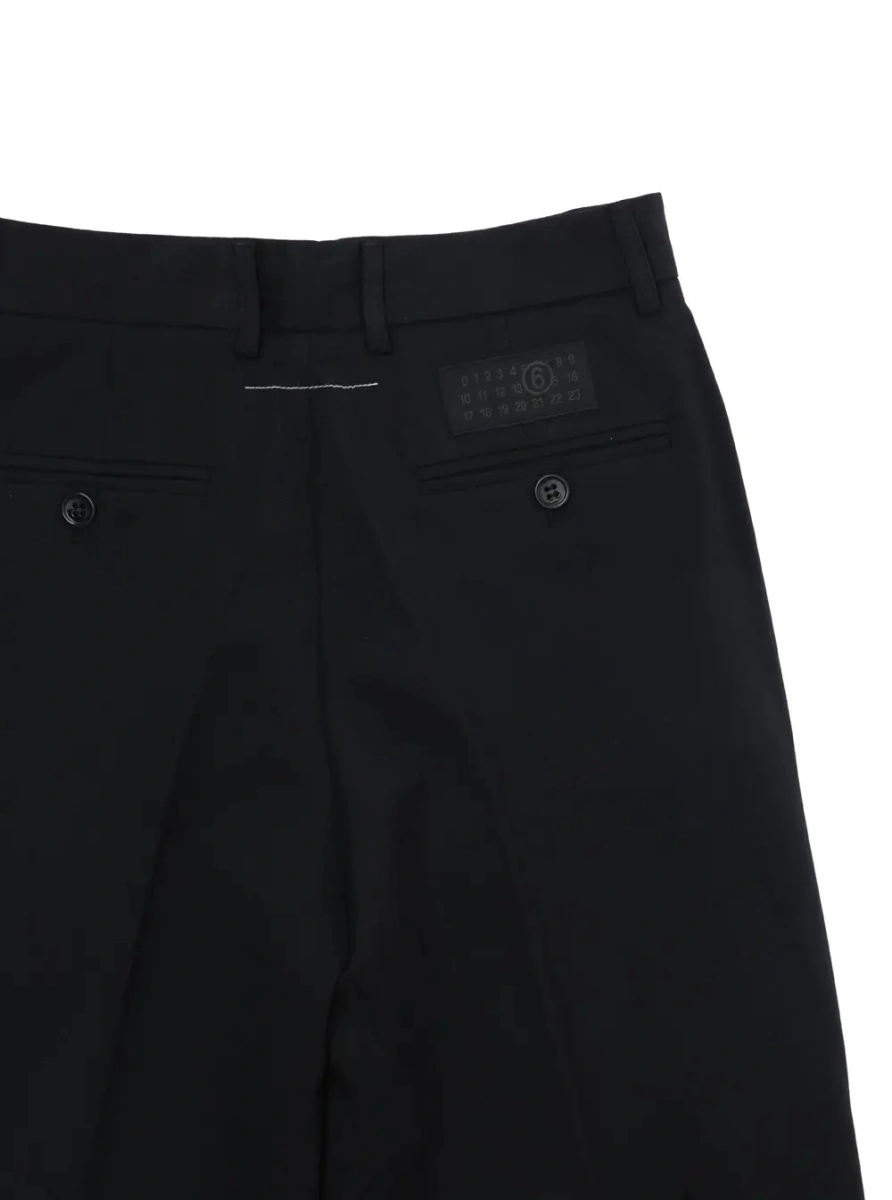 Pantaloni MM6 MAISON MARGIELA KIDS negri - Img 3