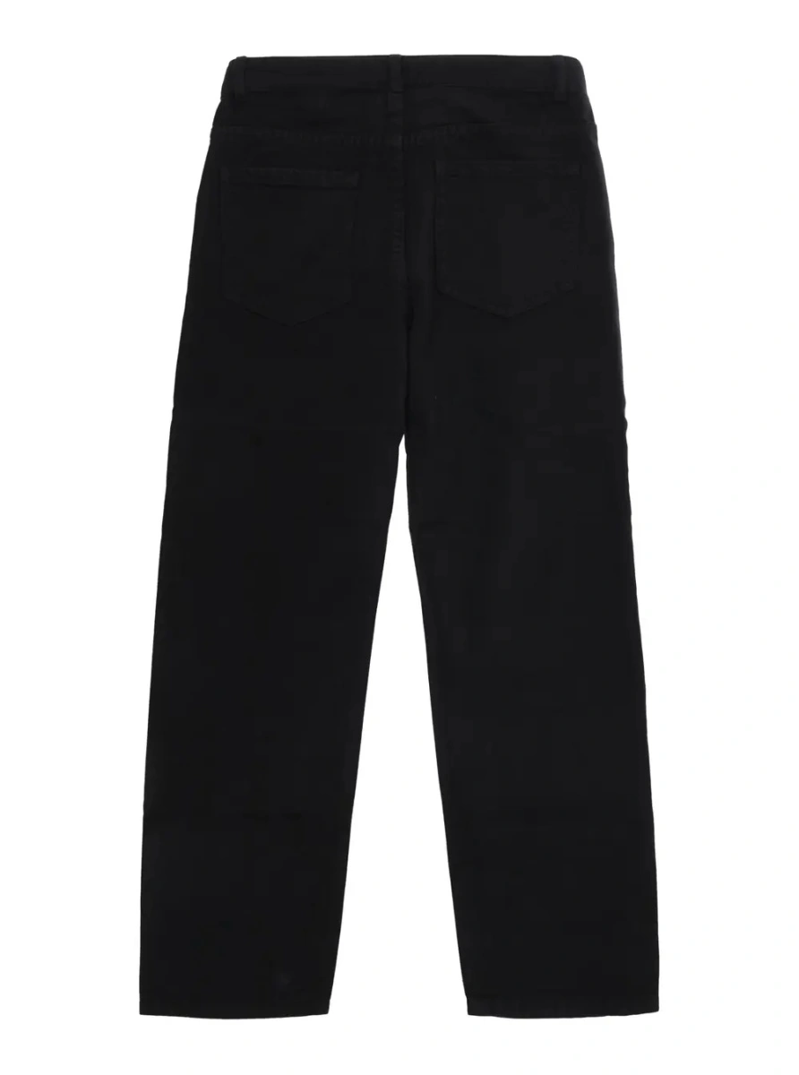 Pantaloni MoschinoS negri din bumbac - Img 2