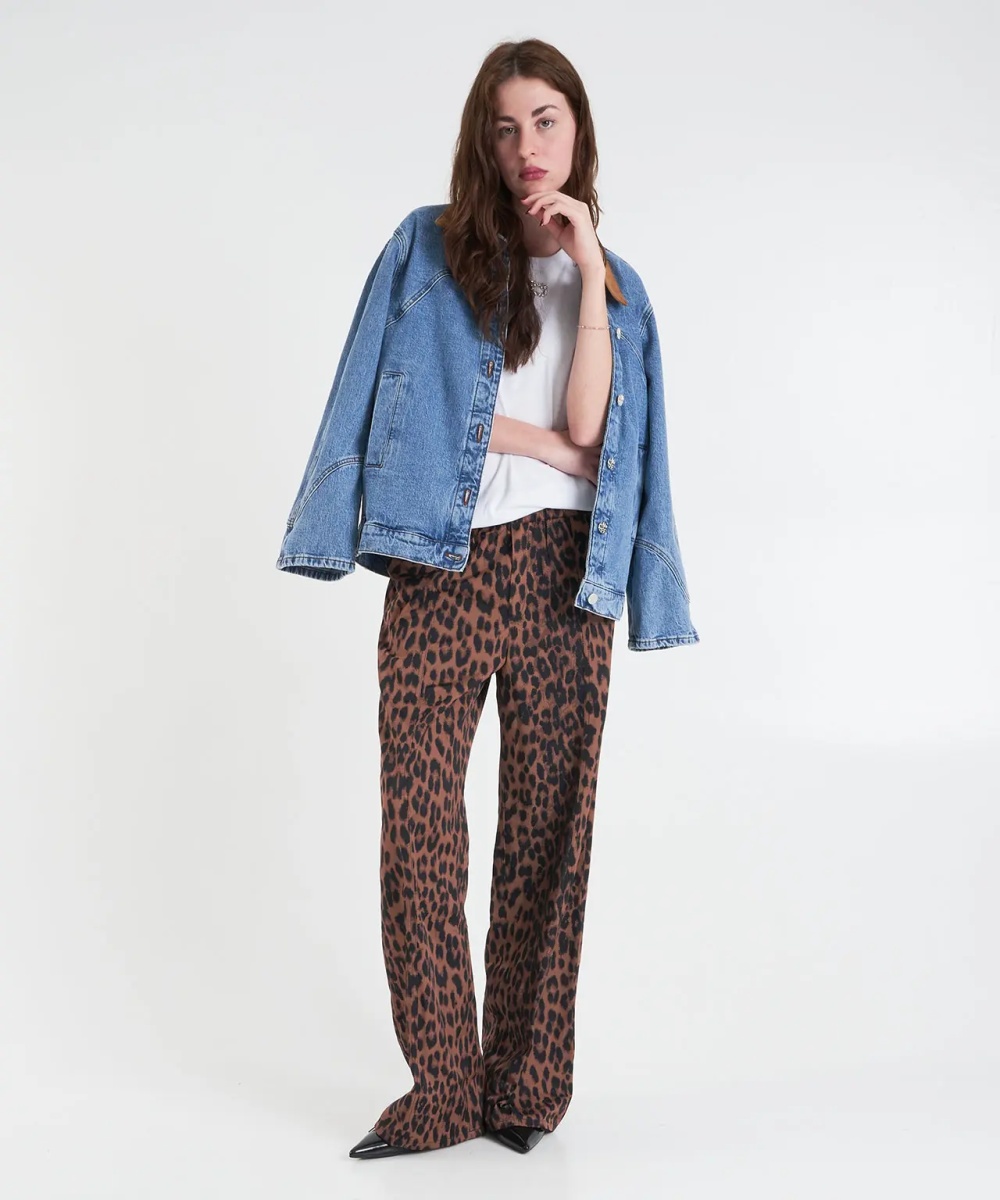 Pantaloni Pants with animal print 'Nivia' - Img 3
