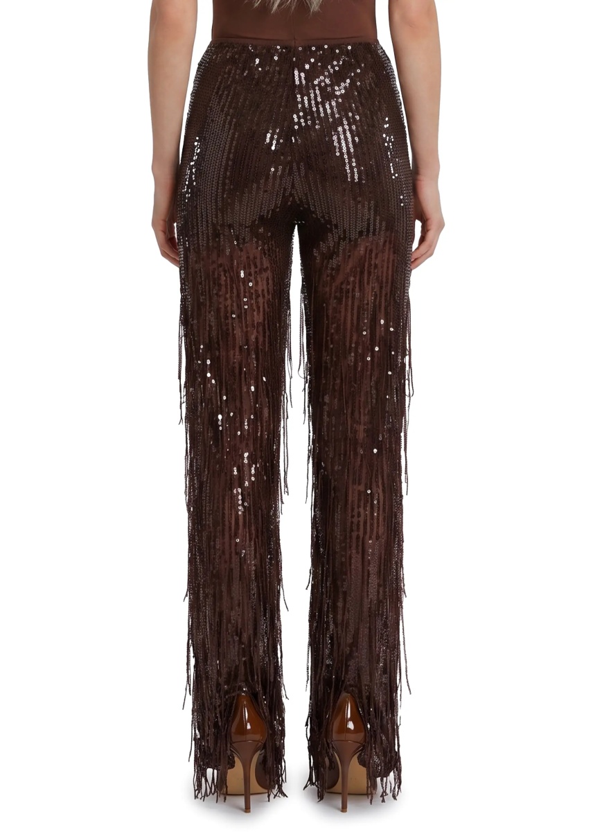 Pantaloni Pants With Sequin And Fringes - Img 3