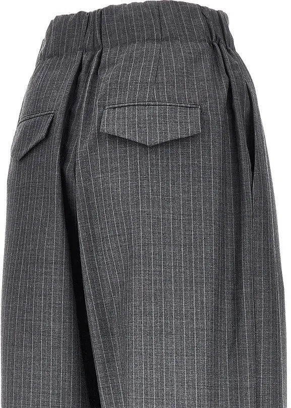 Pantaloni Pinstriped wool pants - Img 4