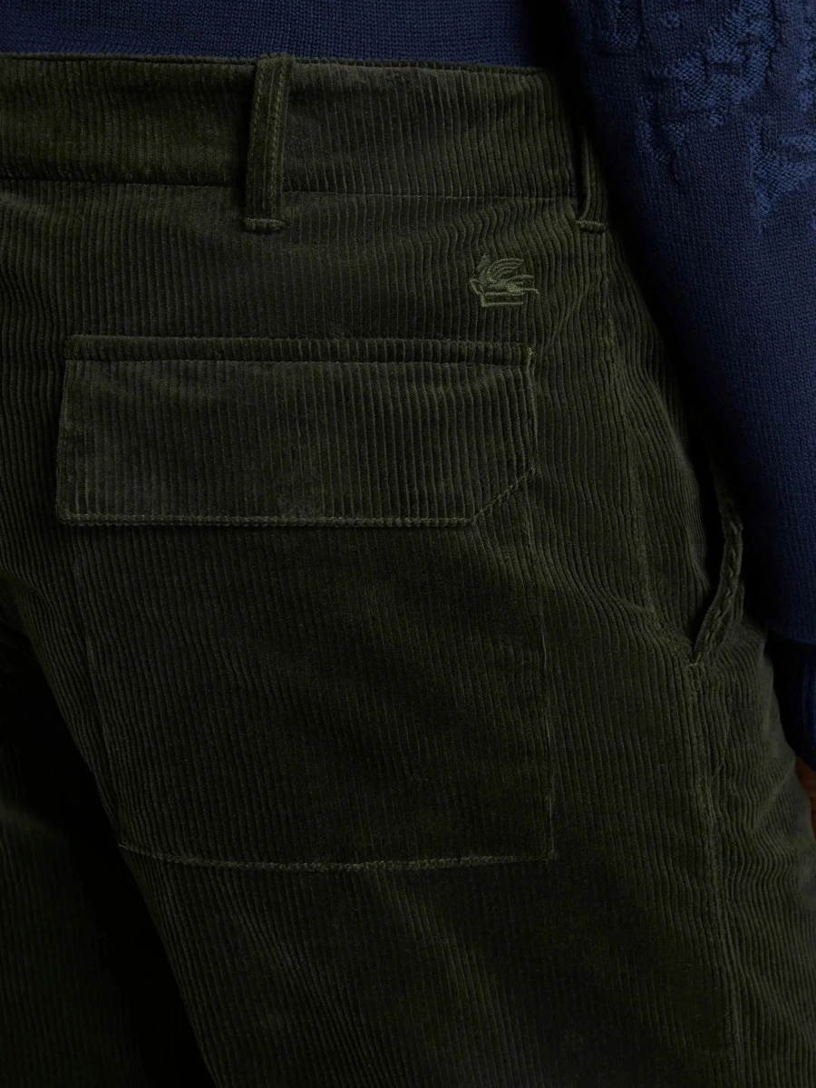 Pantaloni Roma stretch cotton corduroy Pants - Img 7