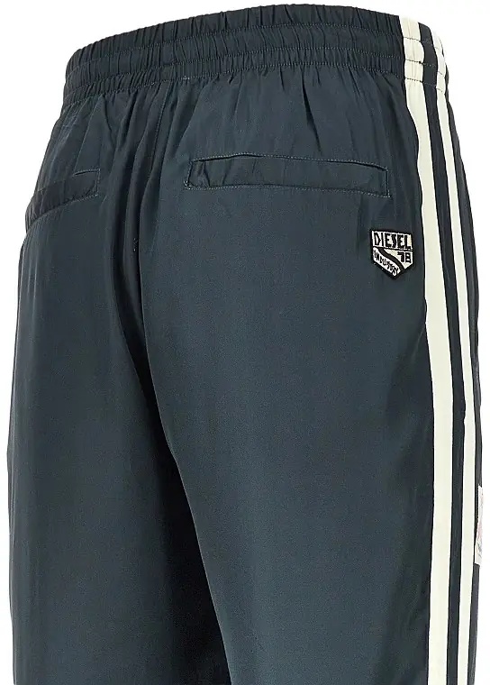 Pantaloni Satin track pants with patches - Img 4