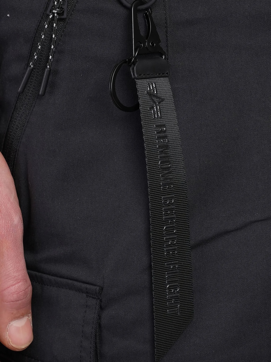 Pantaloni scurti Alpha Industries negri - Img 5