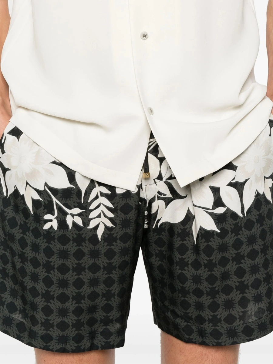 Pantaloni scurti AMIRI negri - Img 5