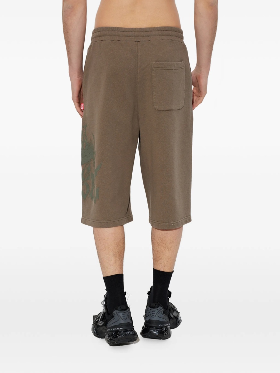 Pantaloni scurti Diesel maro - Img 4