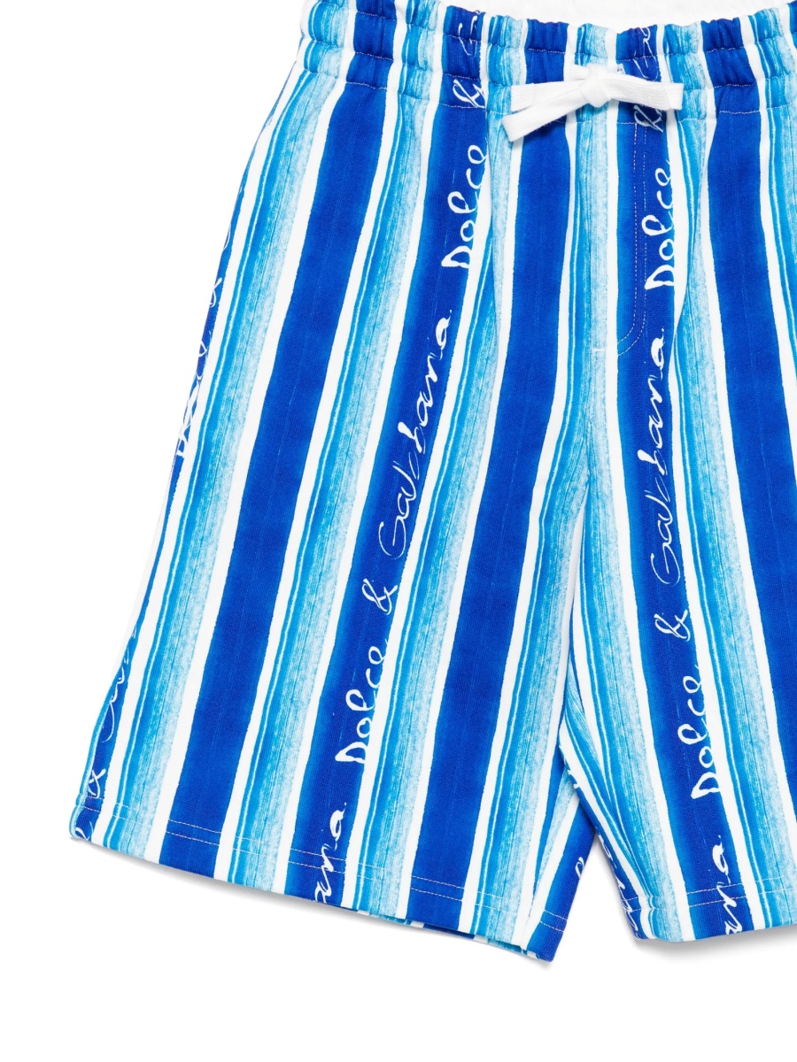 Pantaloni scurti Dolce &amp; Gabbana albastri din polyester - Img 3