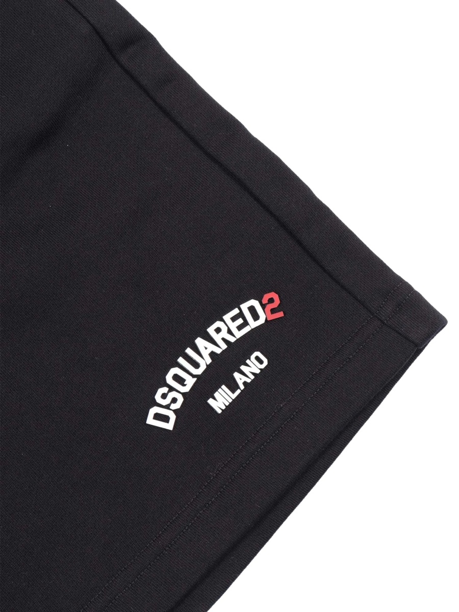 Pantaloni scurti DSQUARED2 negri - Img 3