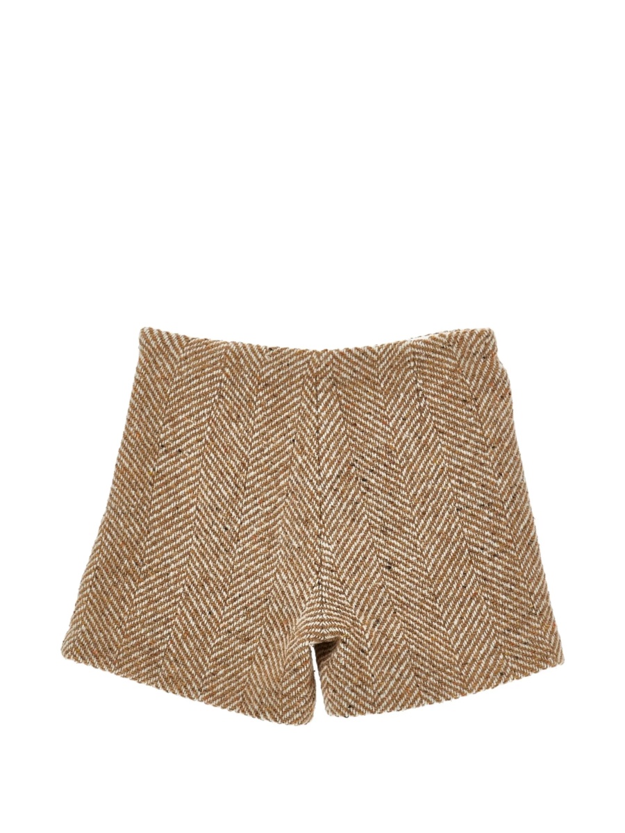 Pantaloni scurti Ermanno Scervino Kids neutri din polyester si fibre - Img 2