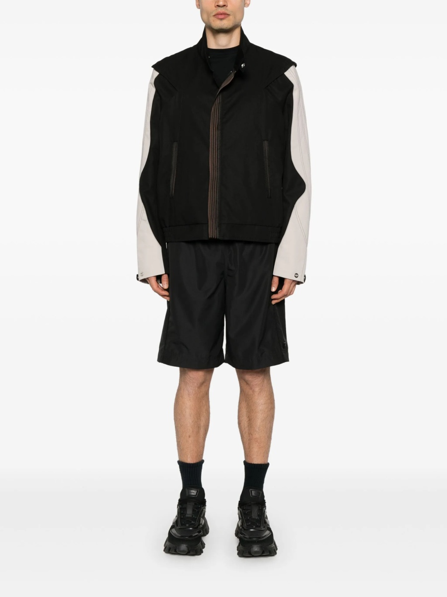 Pantaloni scurti Givenchy negri din polyester - Img 2