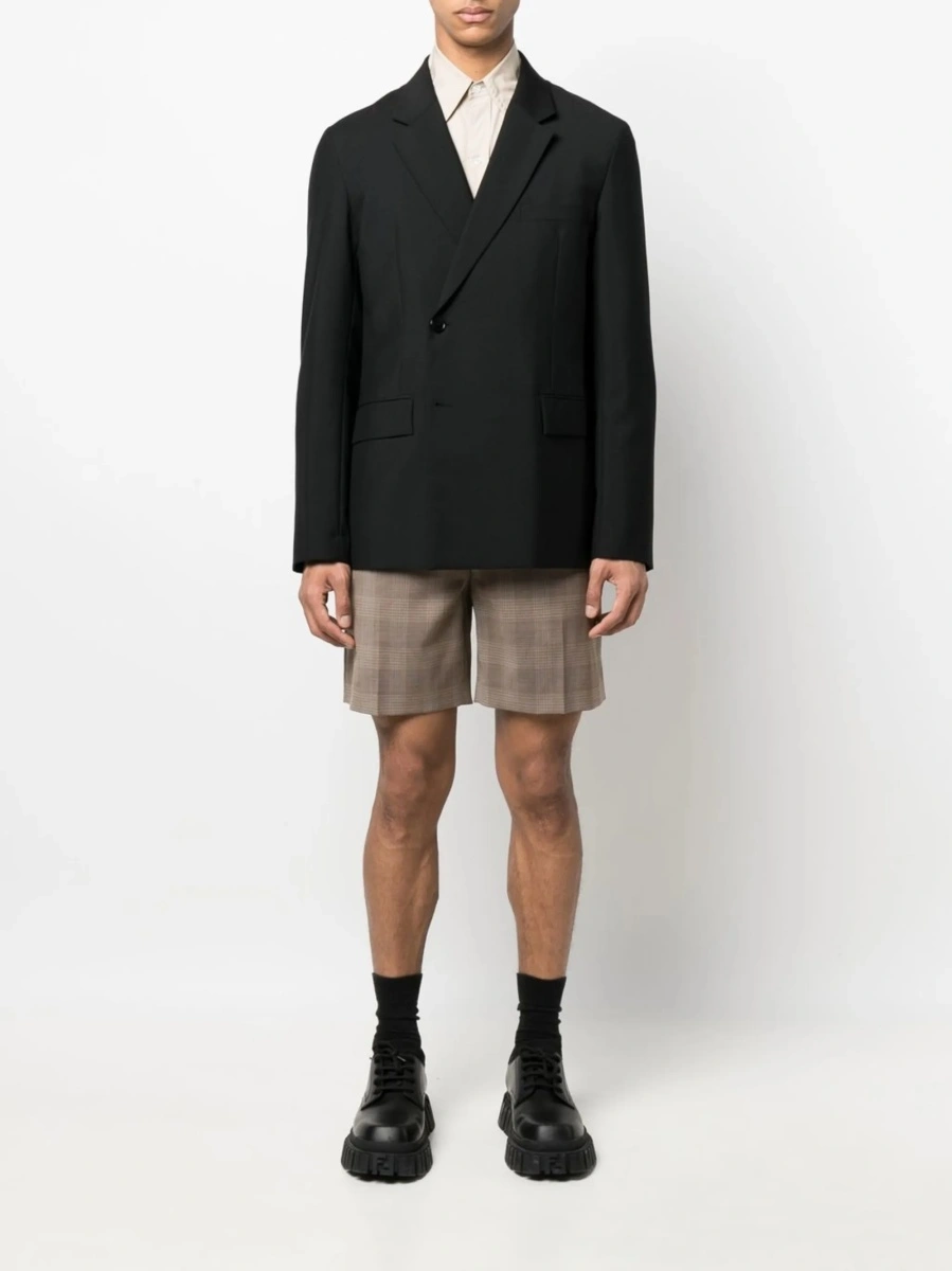 Pantaloni scurti Givenchy neutri din spandex/elastan si poliamida - Img 2