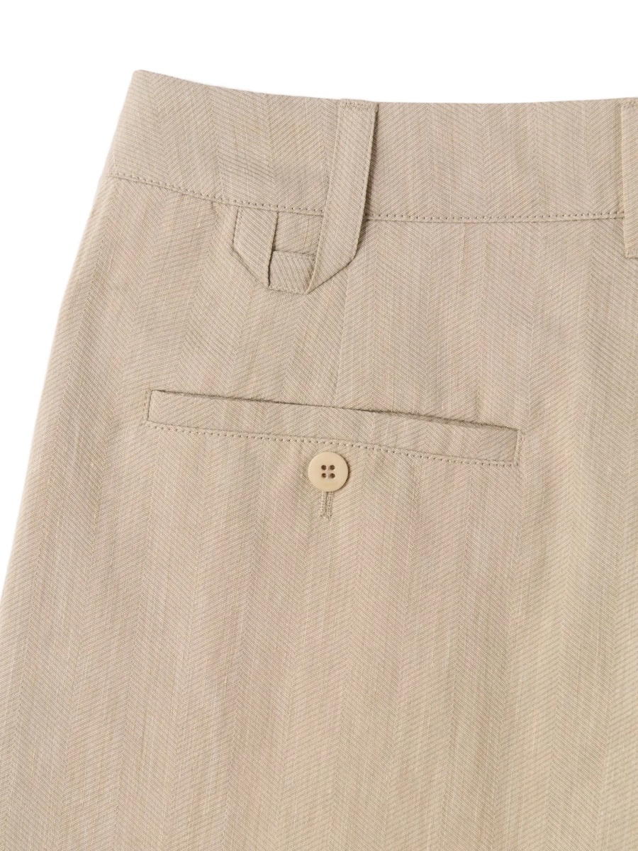 Pantaloni scurti JACQUEMUS neutri din vascoza si poliamida - Img 2