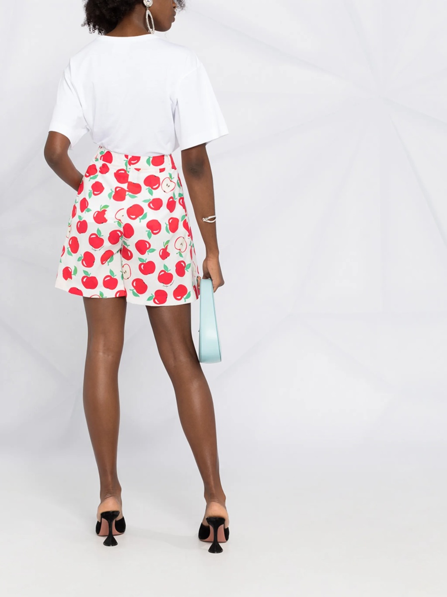Pantaloni scurti LOVE Moschino albi - Img 4