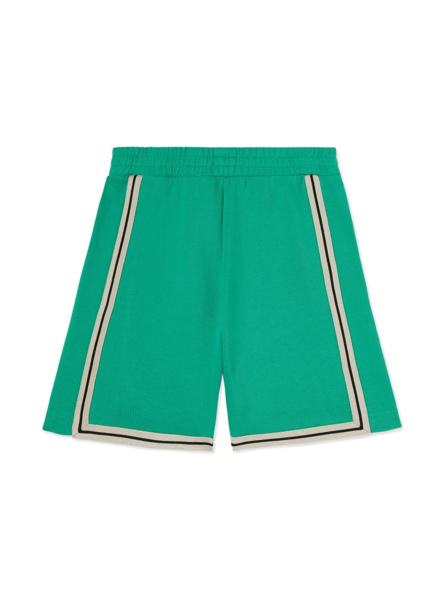 Pantaloni scurti Palm Angels verzi - Img 2
