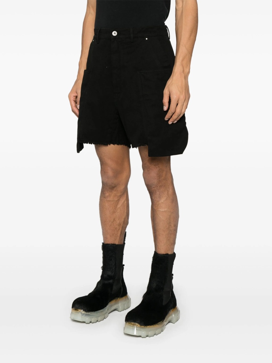 Pantaloni scurti Rick Owens negri - Img 3