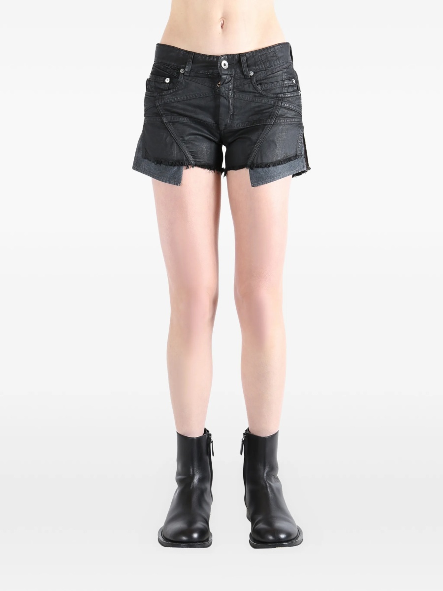 Pantaloni scurti Rick Owens negri - Img 2