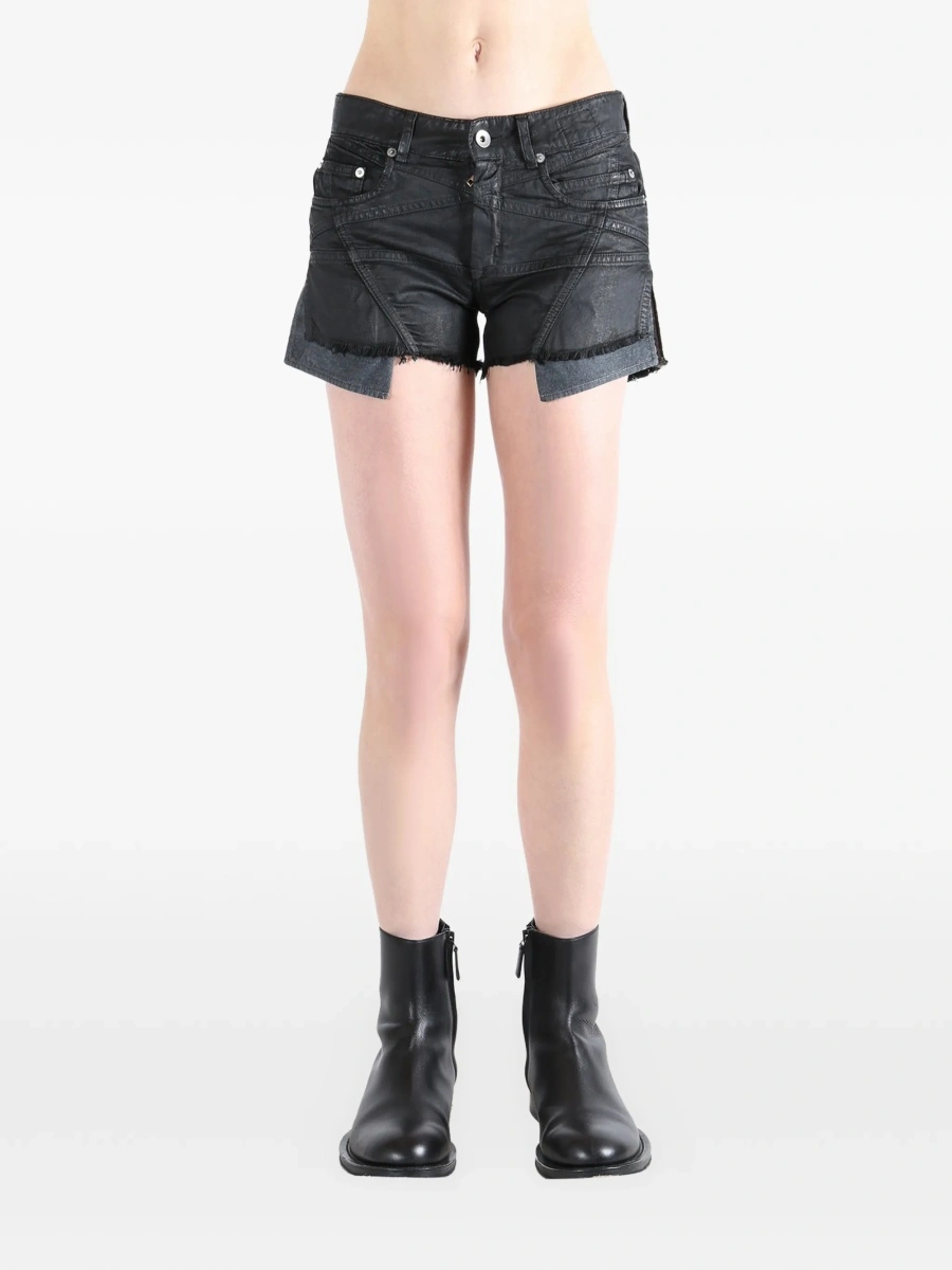 Pantaloni scurti Rick Owens negri - Img 2