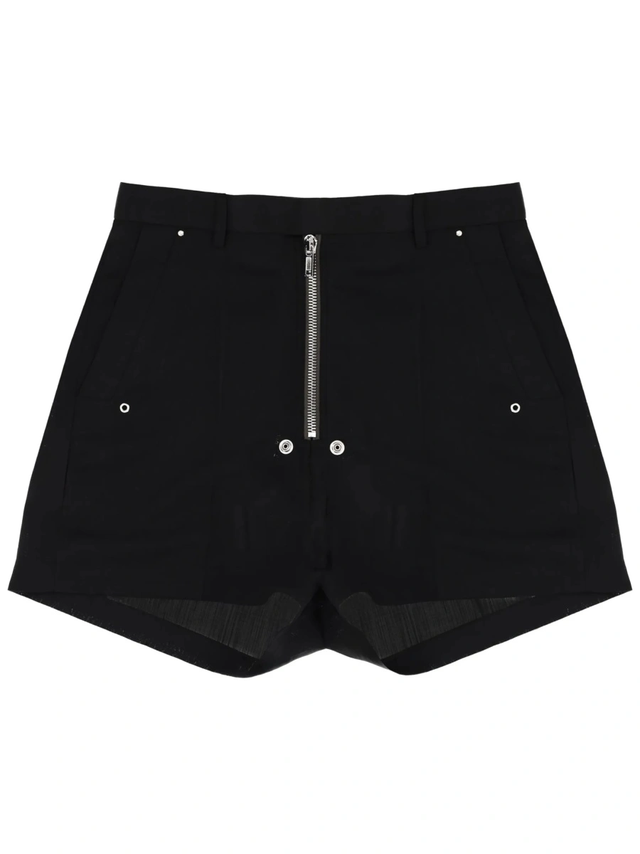 Pantaloni scurti Rick Owens negri - Img 2