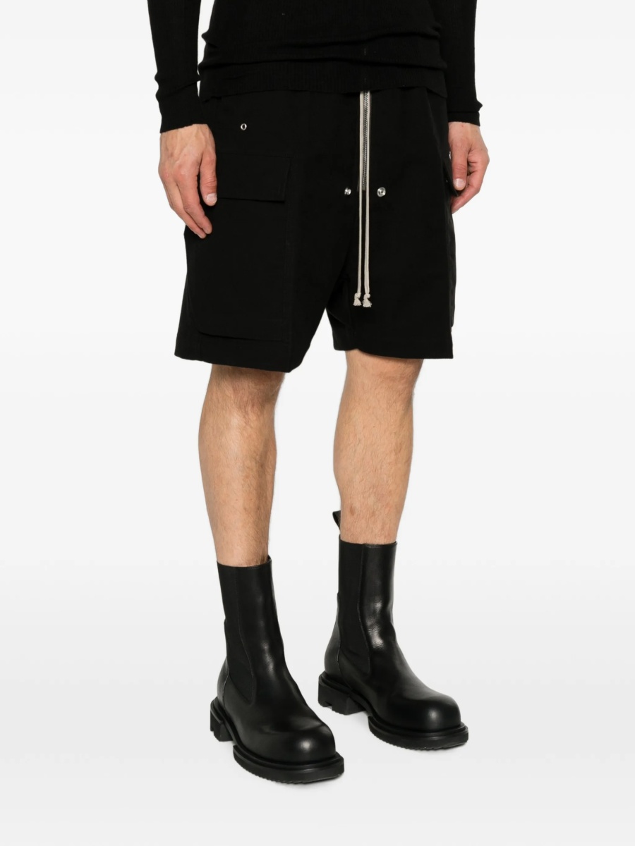 Pantaloni scurti Rick Owens negri - Img 3