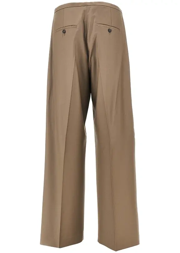 Pantaloni Single pleat wool pants - Img 3