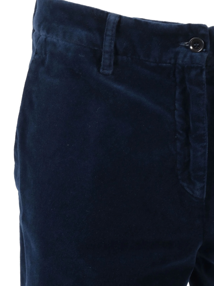 Pantaloni slim fit Aspesi albastri - Img 3