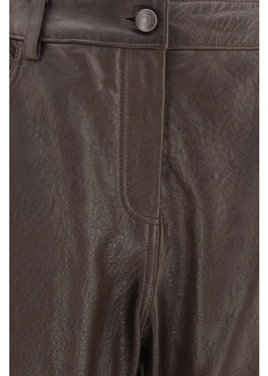 Pantaloni Straight-leg leather Pants - Img 3