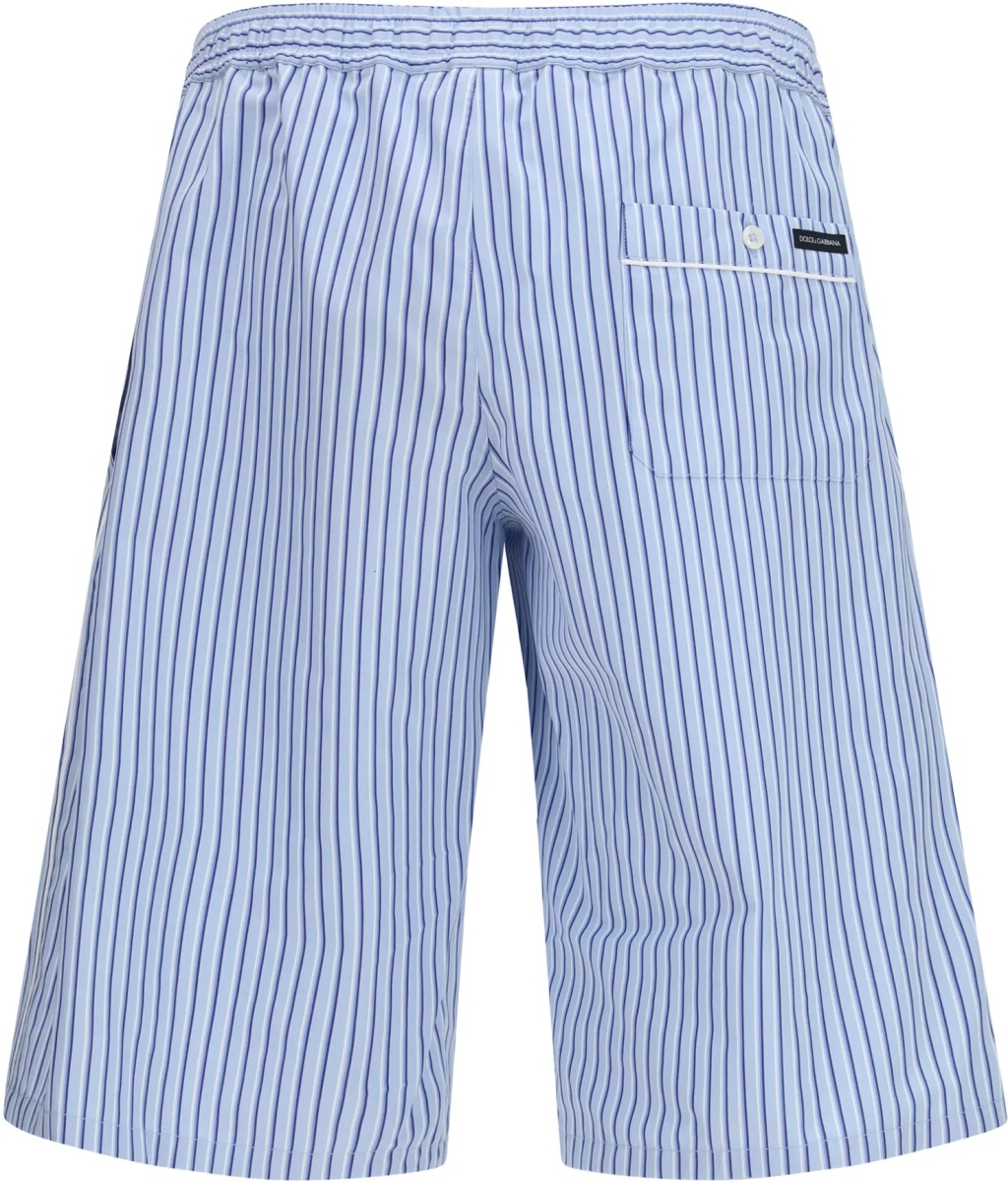 Pantaloni Striped poplin Shorts - Img 2