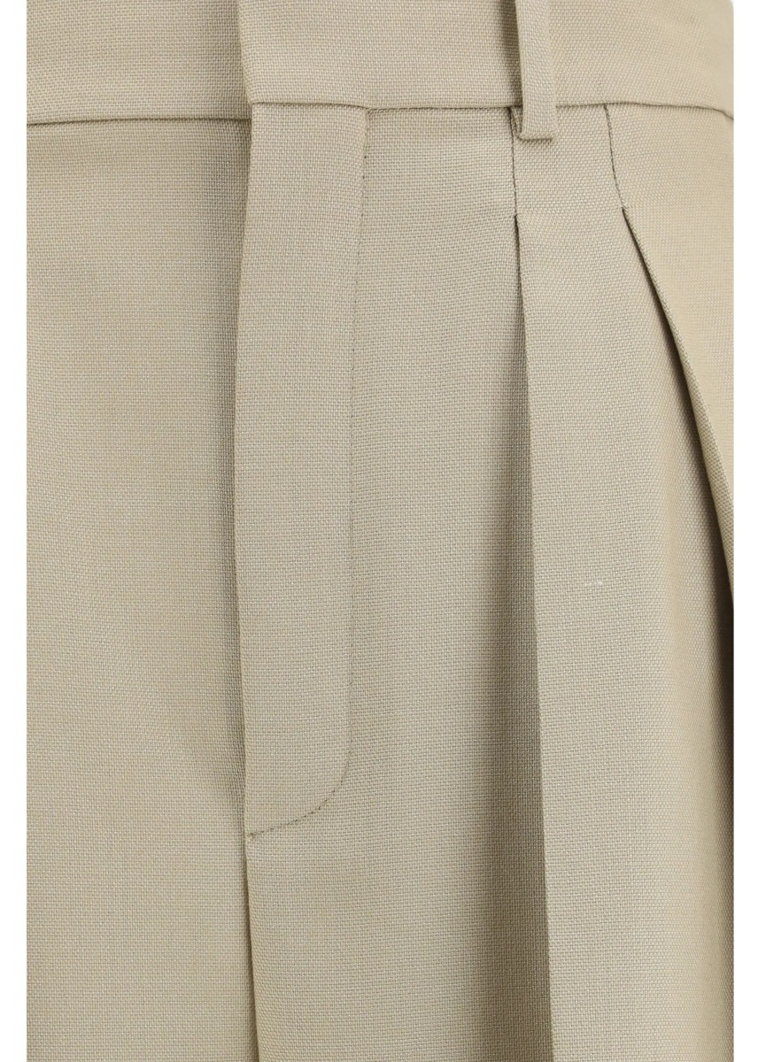 Pantaloni Tailored wool and silk canvas Pants - Img 3