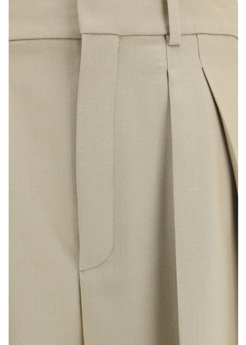 Pantaloni Tailored wool and silk canvas Pants - Img 3