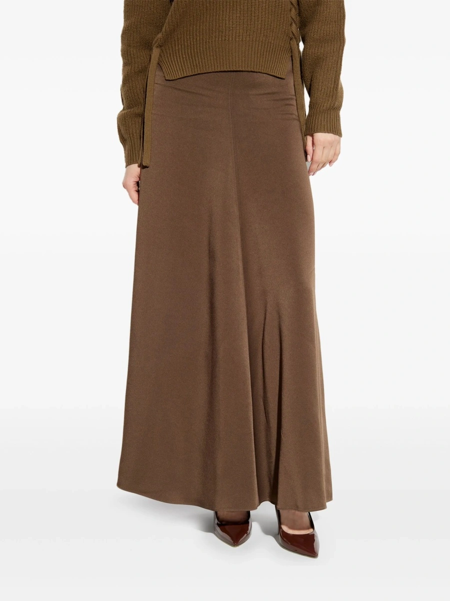 Pantaloni talie inalta Isabel Marant maro - Img 3