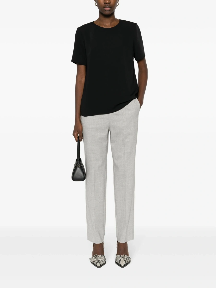 Pantaloni talie inalta P.A.R.O.S.H. gri - Img 2