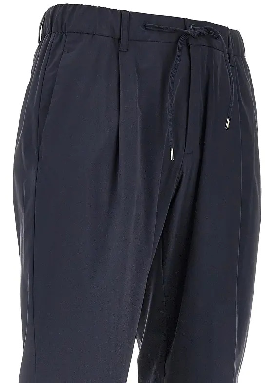 Pantaloni Technical poplin pants with drawstring - Img 2