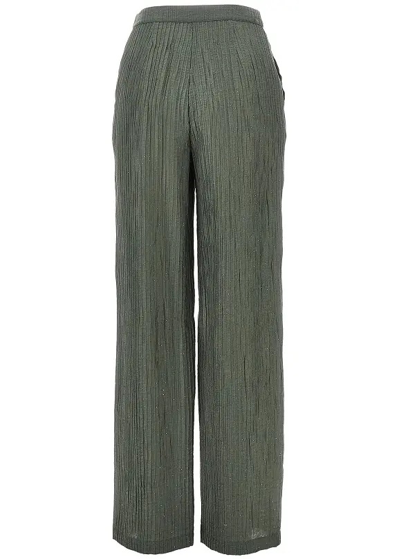 Pantaloni Textured lurex taffetà pants - Img 3