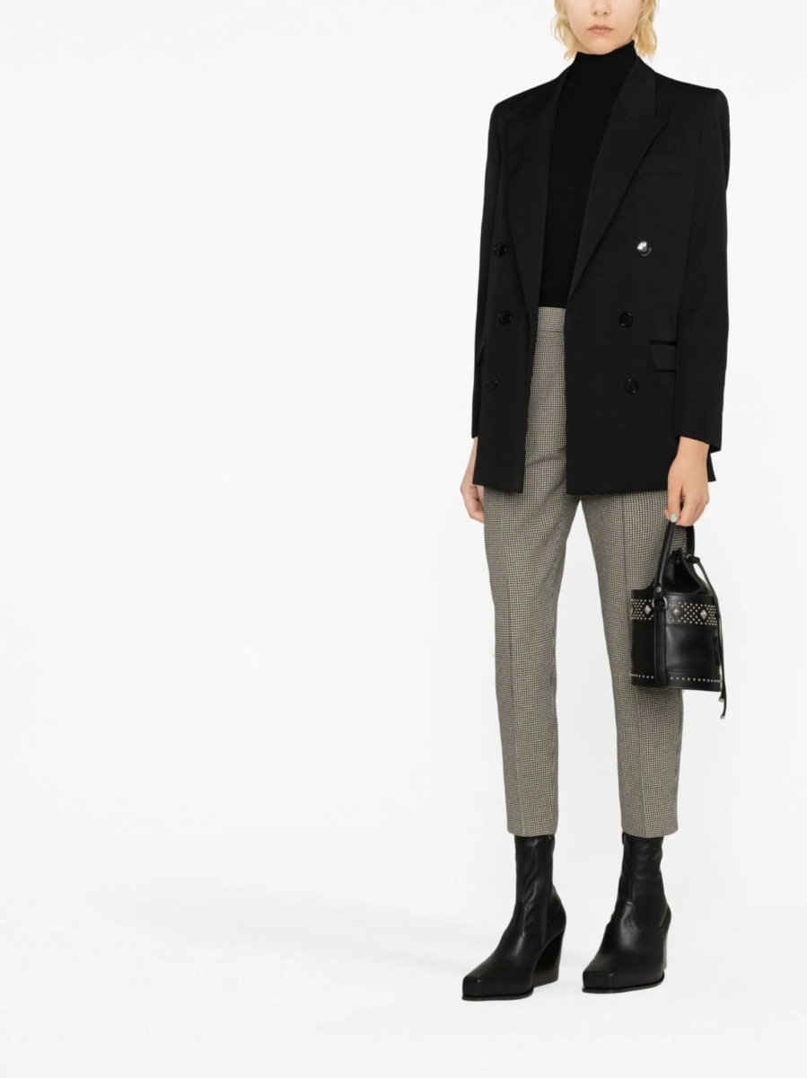 Pantaloni trei sferturi Isabel Marant negri - Img 2
