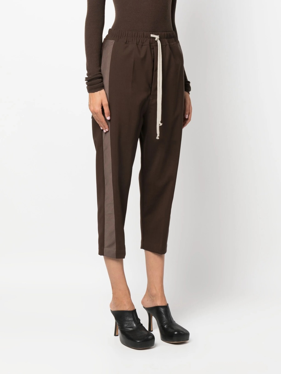 Pantaloni trei sferturi Rick Owens maro - Img 3
