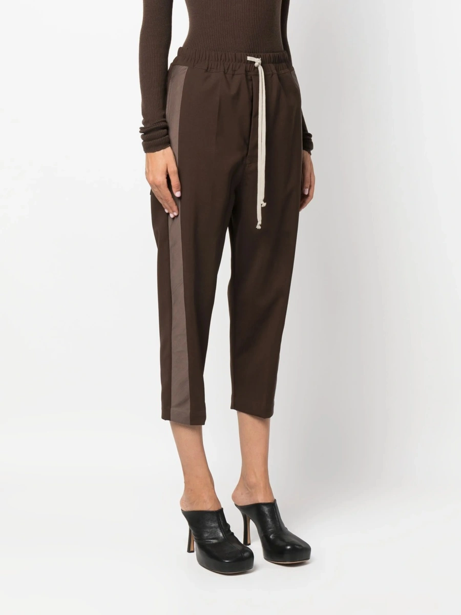 Pantaloni trei sferturi Rick Owens maro - Img 3