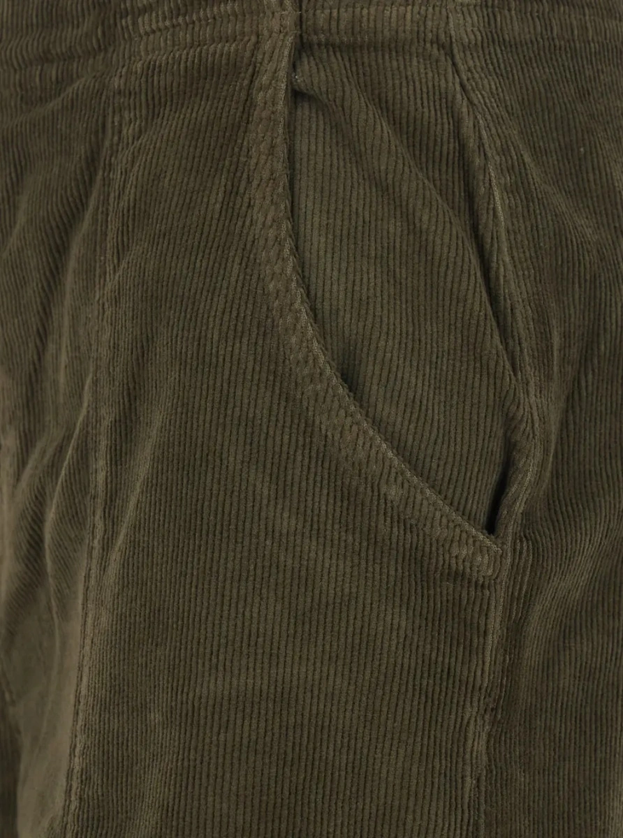 Pantaloni TWINSET verzi din catifea - Img 2
