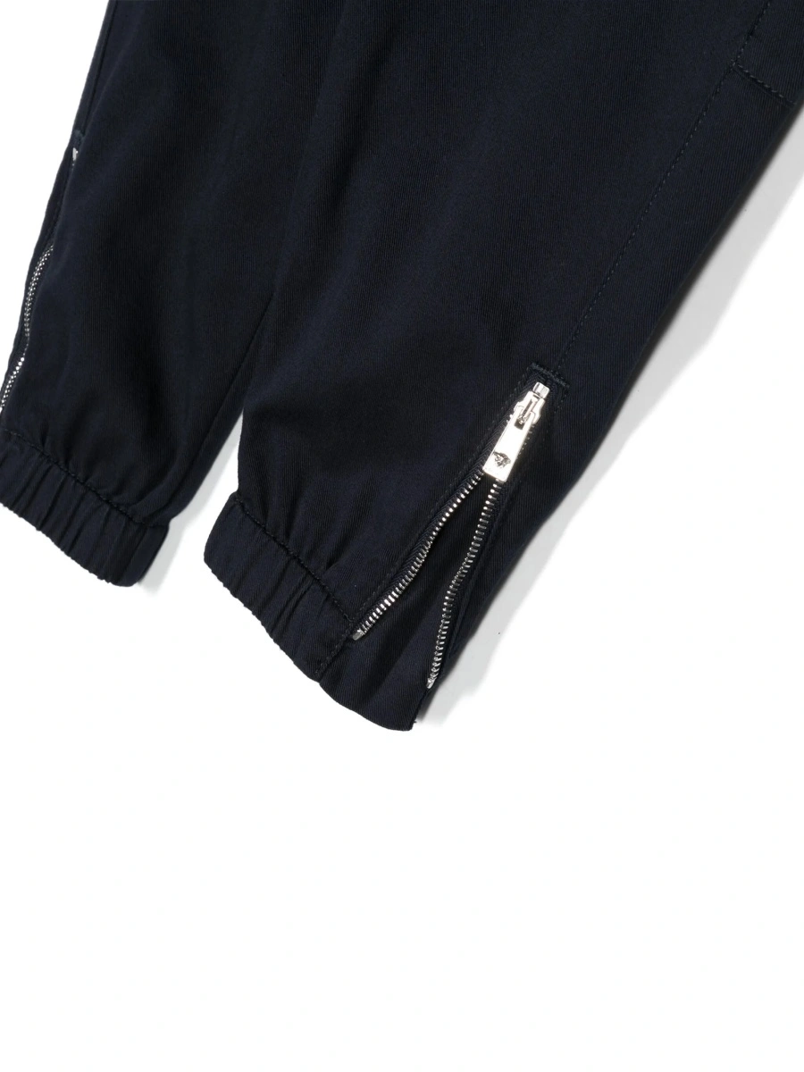 Pantaloni Versace albastri din vascoza si polyester - Img 3