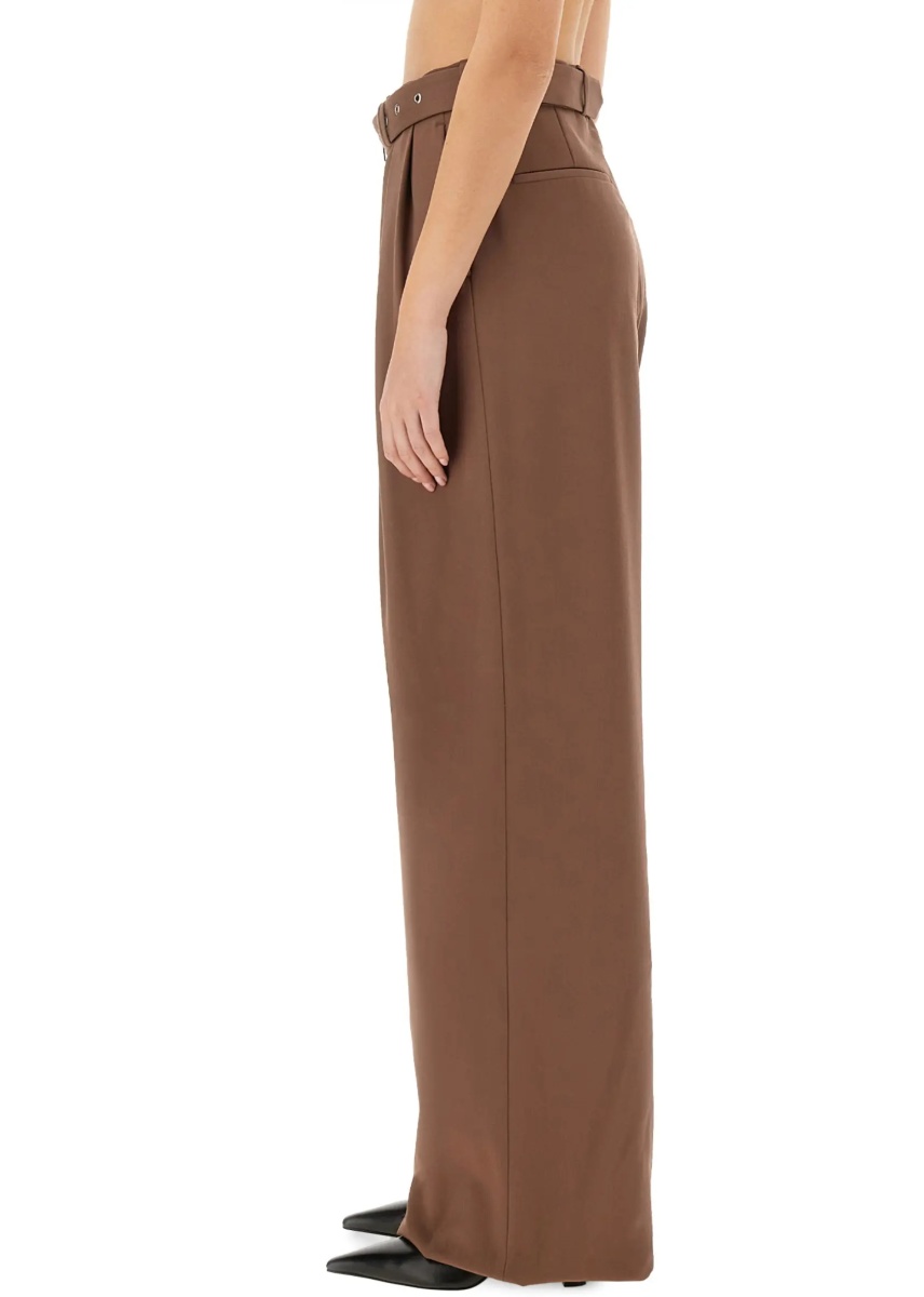 Pantaloni Wide-Leg Pants With Belt - Img 3